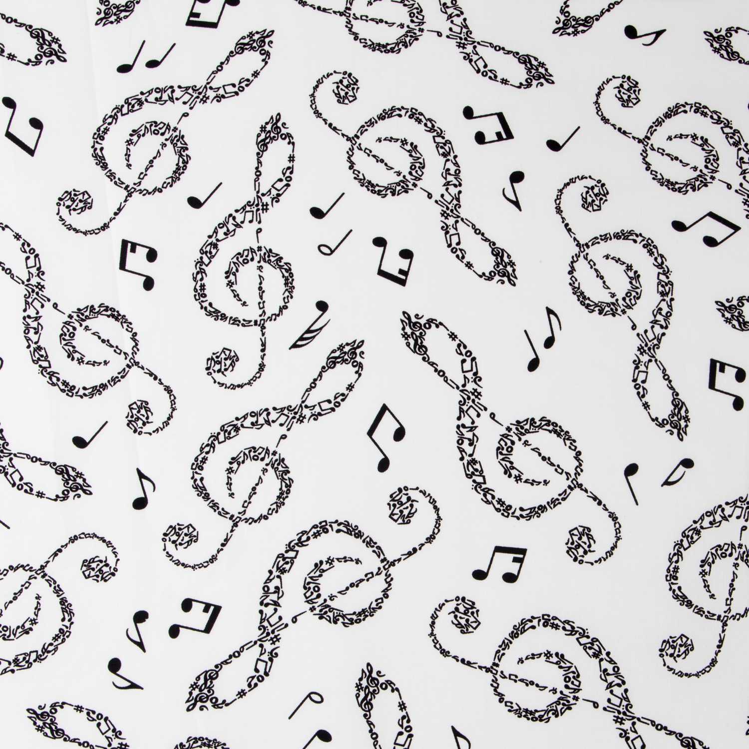 Popeline Notes Blanc - Ribes y Casals