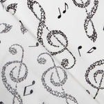 Popeline Notes Blanc - Ribes y Casals