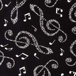 Popeline Black Notes - Ribes y Casals