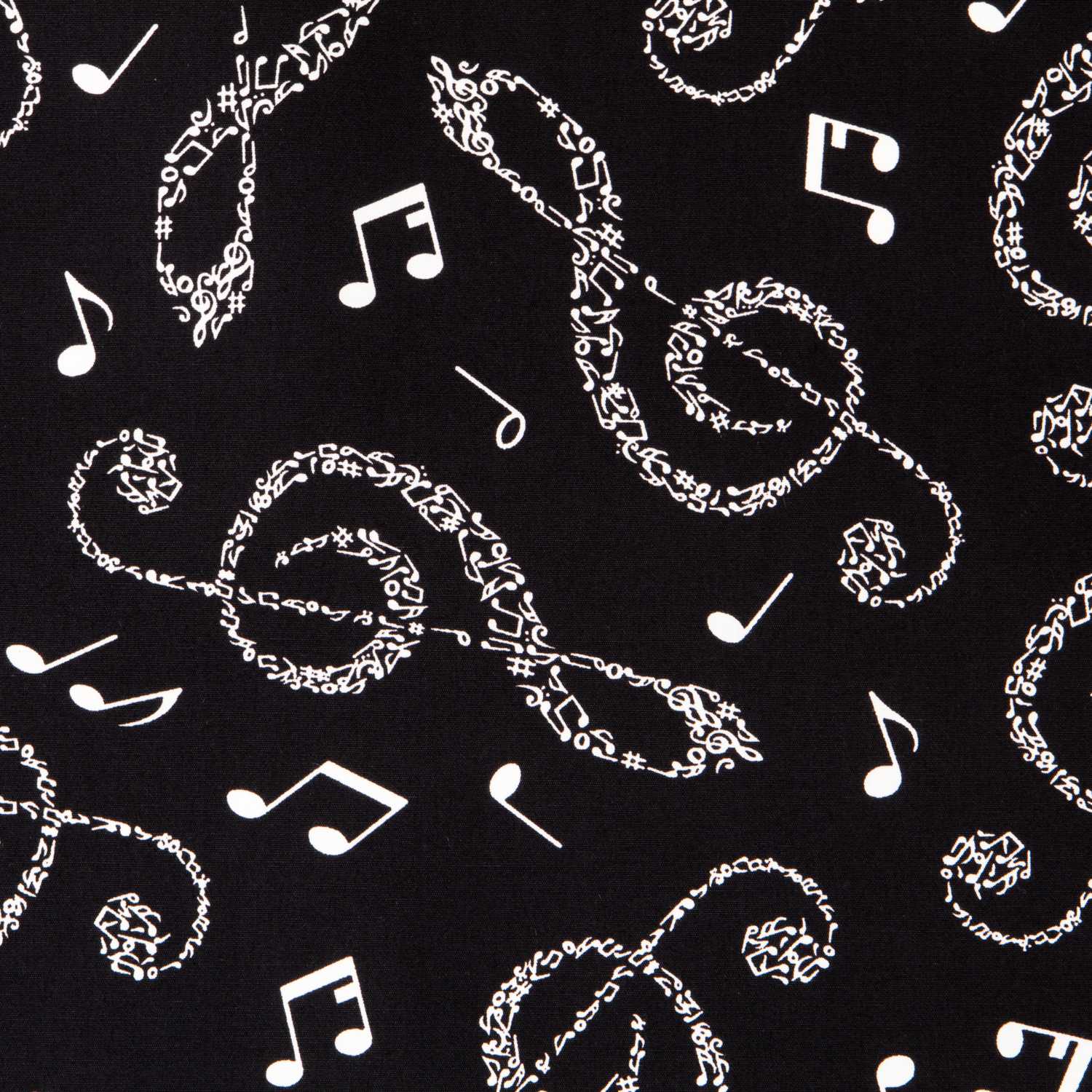 Popeline Black Notes - Ribes y Casals