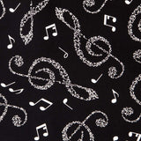 Popeline Black Notes - Ribes y Casals