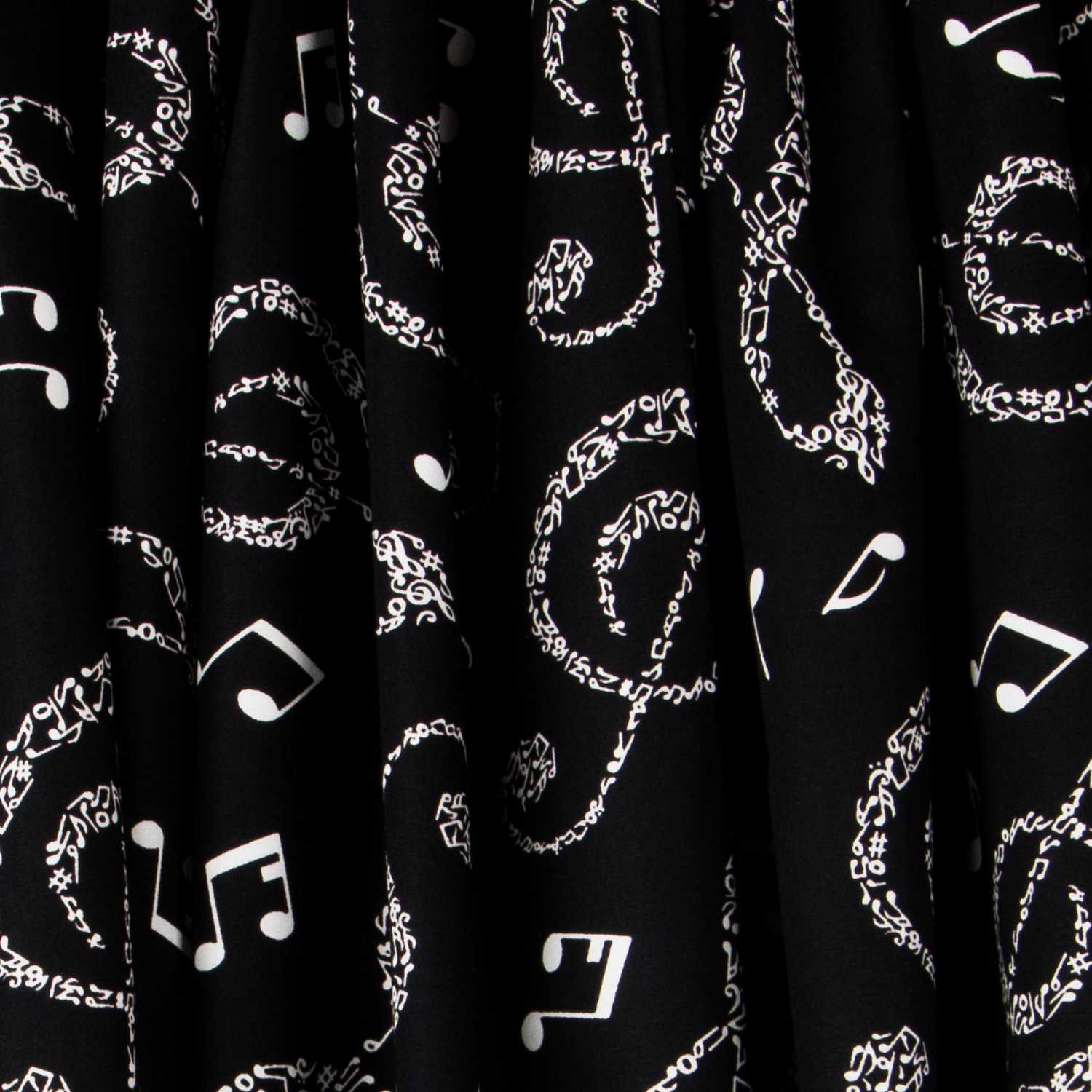 Popeline Black Notes - Ribes y Casals