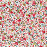 Popeline Organique Petites Fleurs Fuchsia - Ribes y Casals