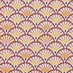 Popeline Orange Patchwork Moulins - Ribes y Casals