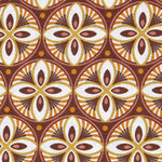 Popeline Patchwork Baroque Orange - Ribes y Casals