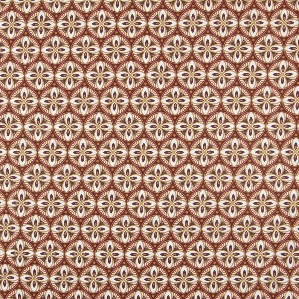 Popeline Patchwork Baroque Orange - Ribes y Casals