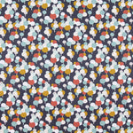 Popeline Patchwork Bulles Bleu Foncé - Ribes y Casals