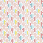 Popeline Patchwork Diamants Pastel - Ribes y Casals