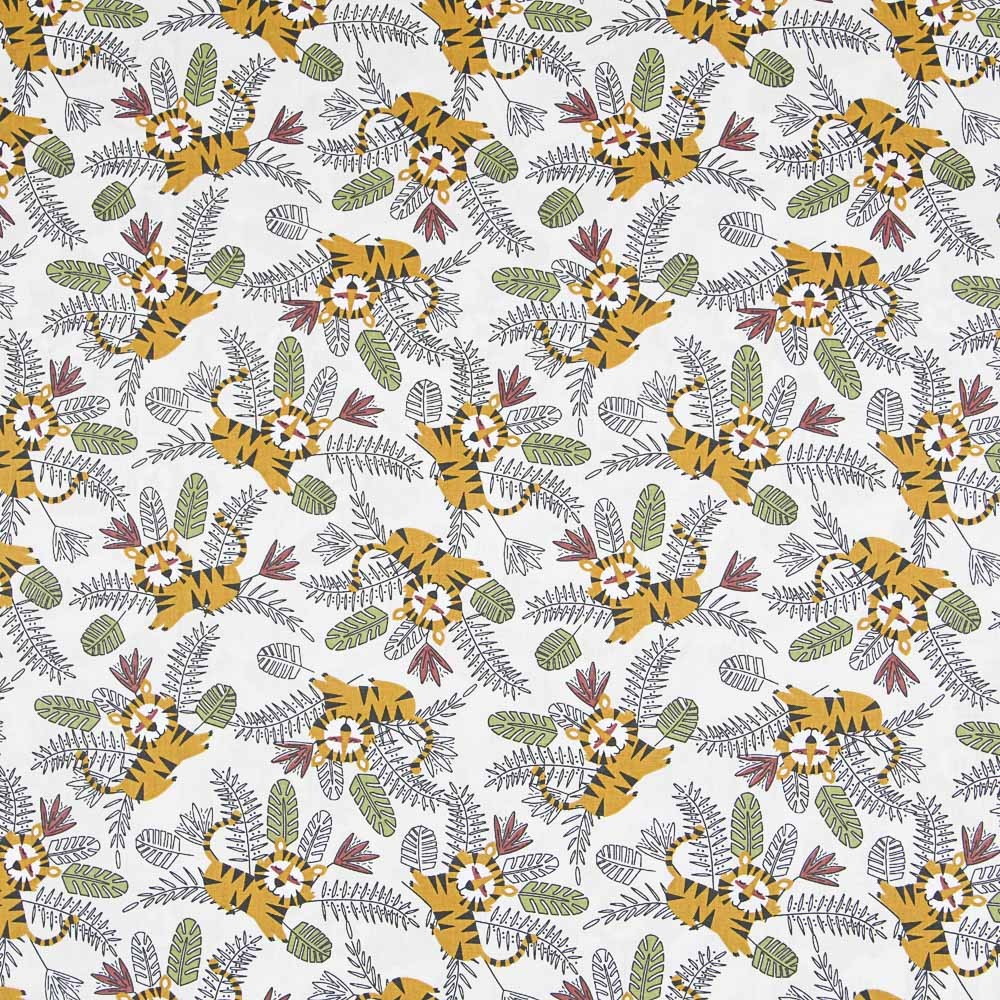 Popeline Patchwork Lions - Ribes y Casals