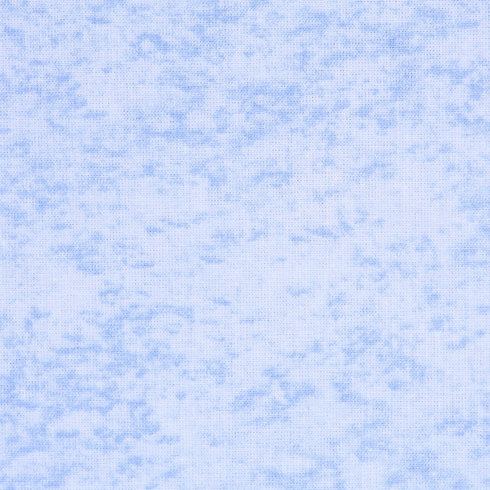 Popeline Patchwork Marbré Bleu Ciel - Ribes y Casals