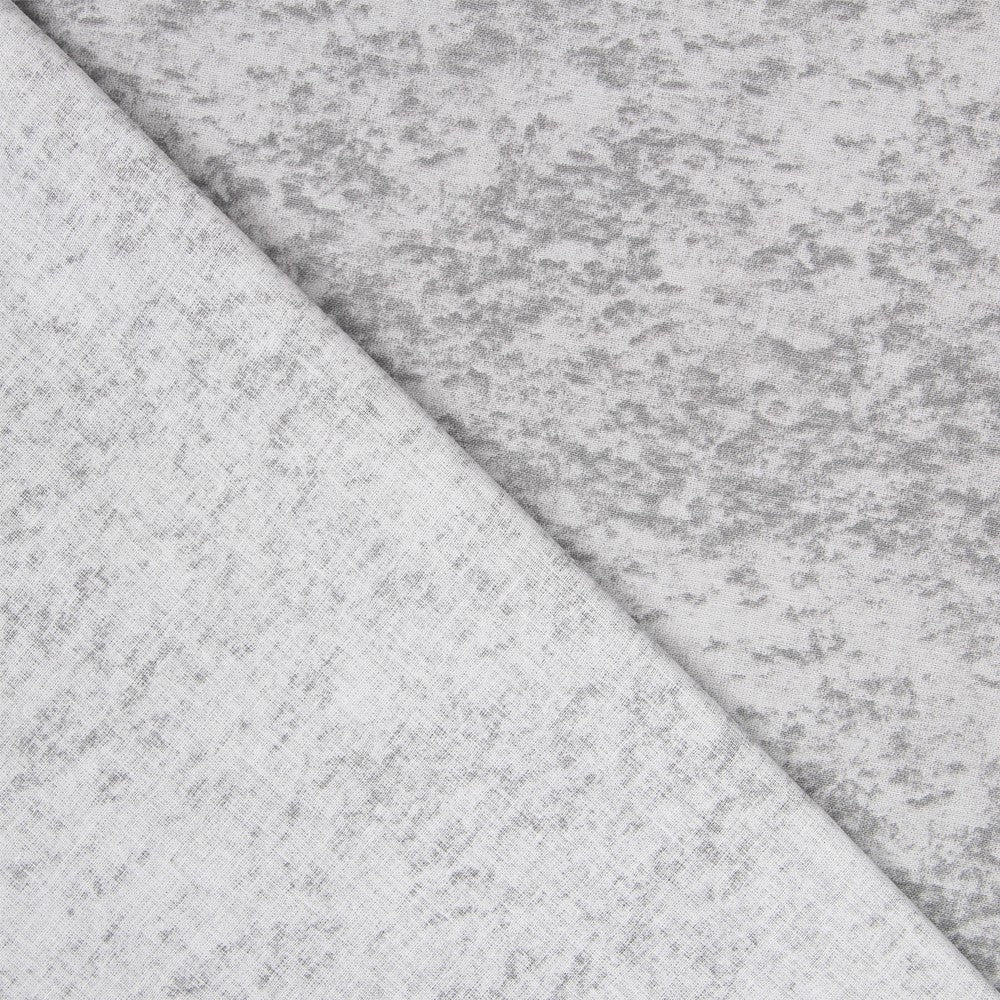 Popeline Patchwork Marbré Gris Clair - Ribes y Casals