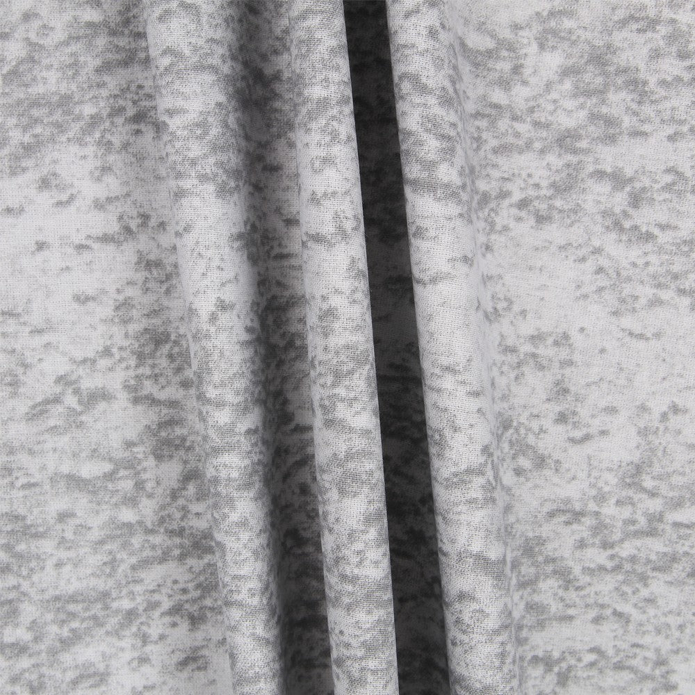 Popeline Patchwork Marbré Gris Clair - Ribes y Casals