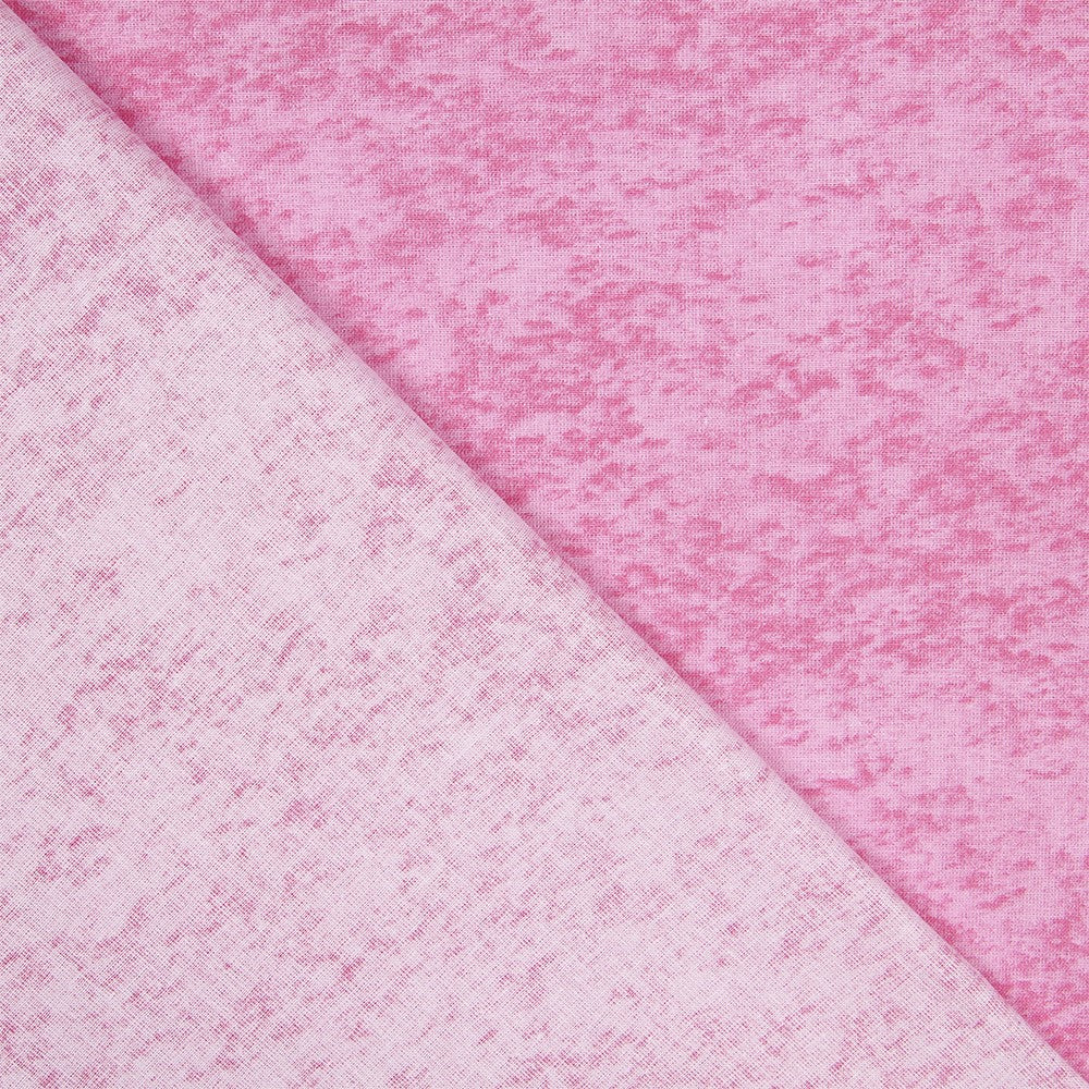 Popeline Patchwork Marbré Rose Bonbon - Ribes y Casals