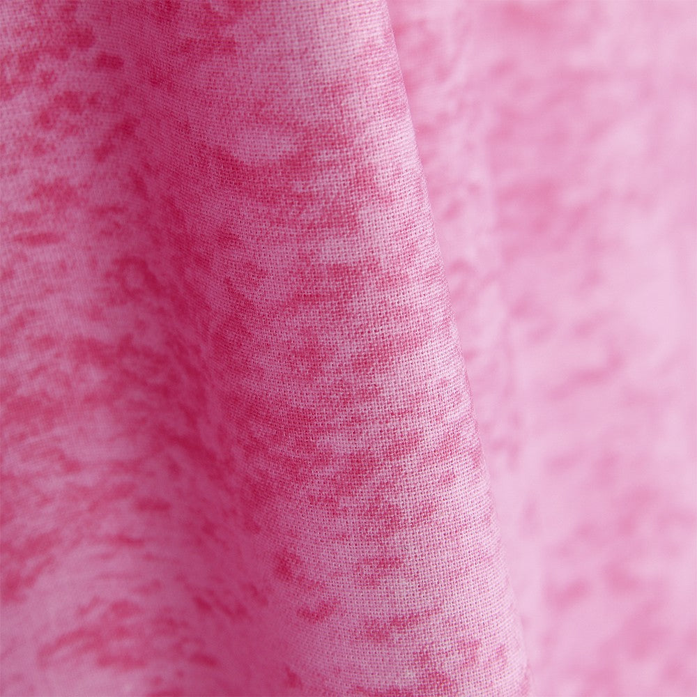 Popeline Patchwork Marbré Rose Bonbon - Ribes y Casals