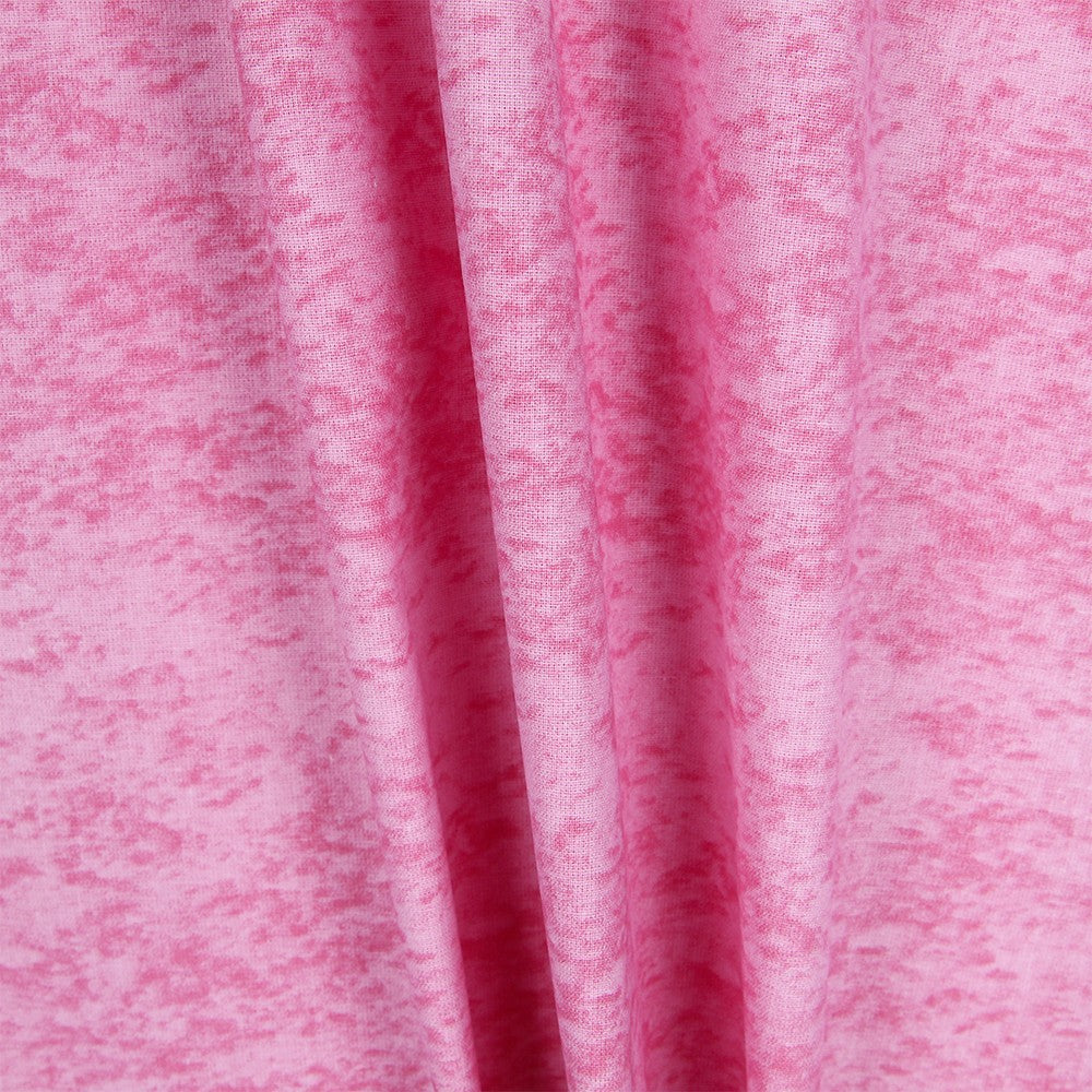 Popeline Patchwork Marbré Rose Bonbon - Ribes y Casals