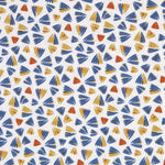 Popeline Patchwork Noeuds Bleu - Ribes y Casals