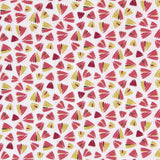 Popeline Patchwork Noeuds Corail - Ribes y Casals