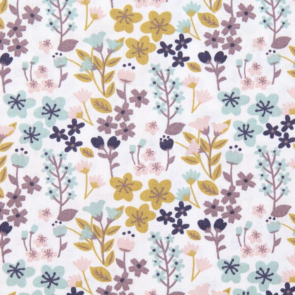 Popeline Nature Multicolore Popeline - Ribes y Casals
