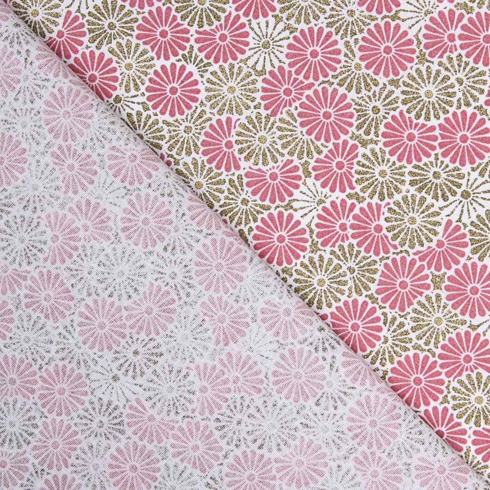 Popeline Patchwork Nikki Corail - Ribes y Casals