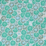Coton Marguerites Turquoises - Ribes y Casals