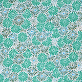 Coton Marguerites Turquoises - Ribes y Casals