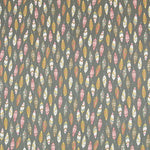 Popeline Patchwork Plumes Vert Foncé - Ribes y Casals