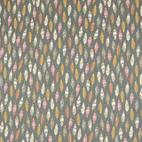 Popeline Patchwork Plumes Vert Foncé - Ribes y Casals