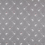 Popeline Canards Gris Moyen - Ribes y Casals