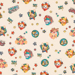 Popeline Pat&#39; Patrouille Écru - Ribes y Casals