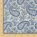 Popeline Fleurie Écrue - Ribes y Casals