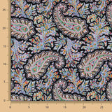 Popeline Noire à Pois - Ribes y Casals