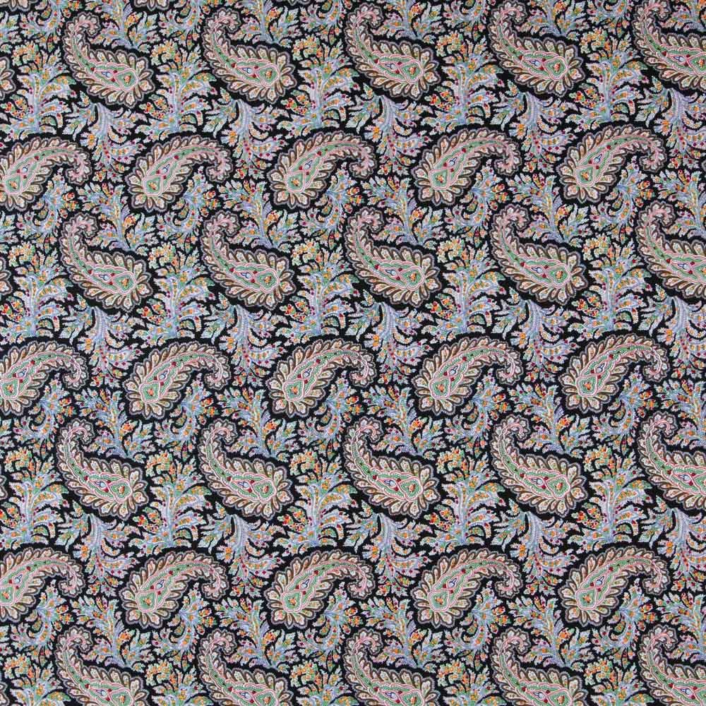 Popeline Noire à Pois - Ribes y Casals