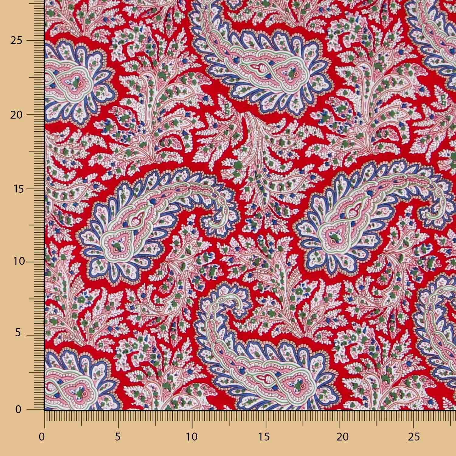 Popeline Pois Rouges - Ribes y Casals