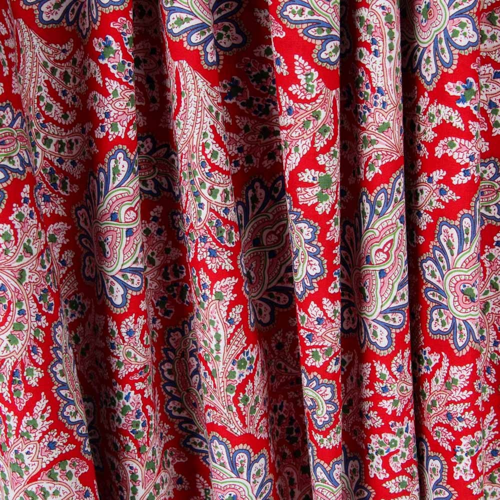 Popeline Pois Rouges - Ribes y Casals