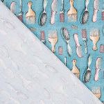 Popeline Peignes Turquoise - Ribes y Casals