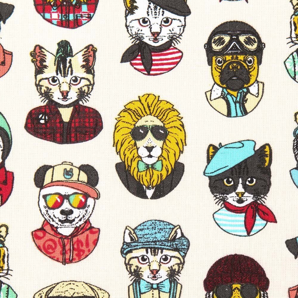 Popeline Personnalités Animaux - Ribes y Casals