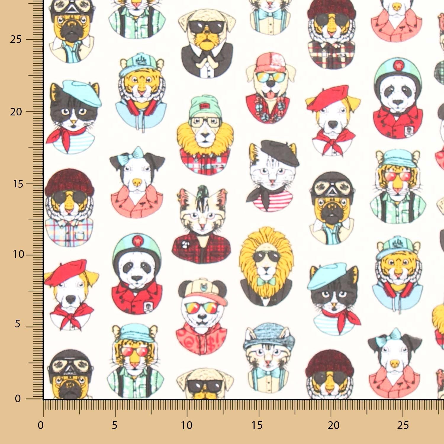 Popeline Personnalités Animaux - Ribes y Casals