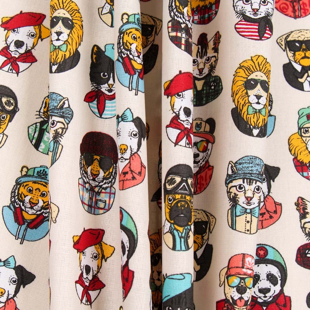 Popeline Personnalités Animaux - Ribes y Casals