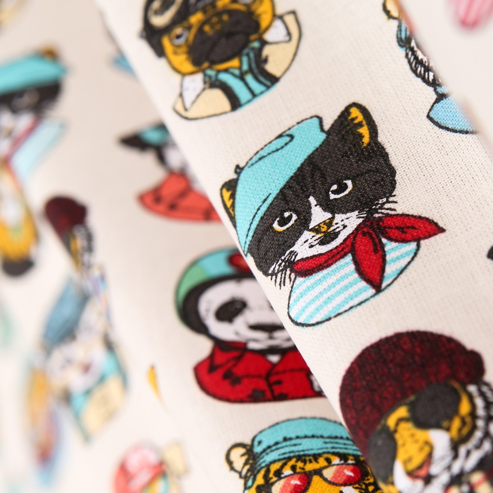 Popeline Personnalités Animaux - Ribes y Casals