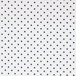 Popeline Bleu Marine Pois Marins - Ribes y Casals