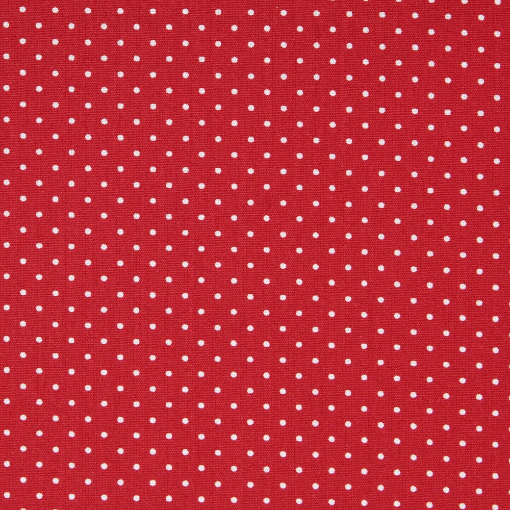 Popeline Rouge Petits Pois - Ribes y Casals