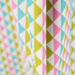 Pyramides Popeline Rose Vert - Ribes y Casals