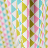 Pyramides Popeline Rose Vert - Ribes y Casals