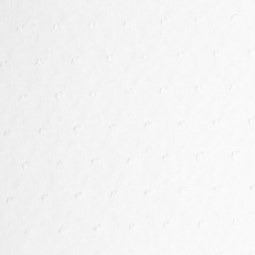 Popeline Coton Plumeti Blanc - Ribes y Casals