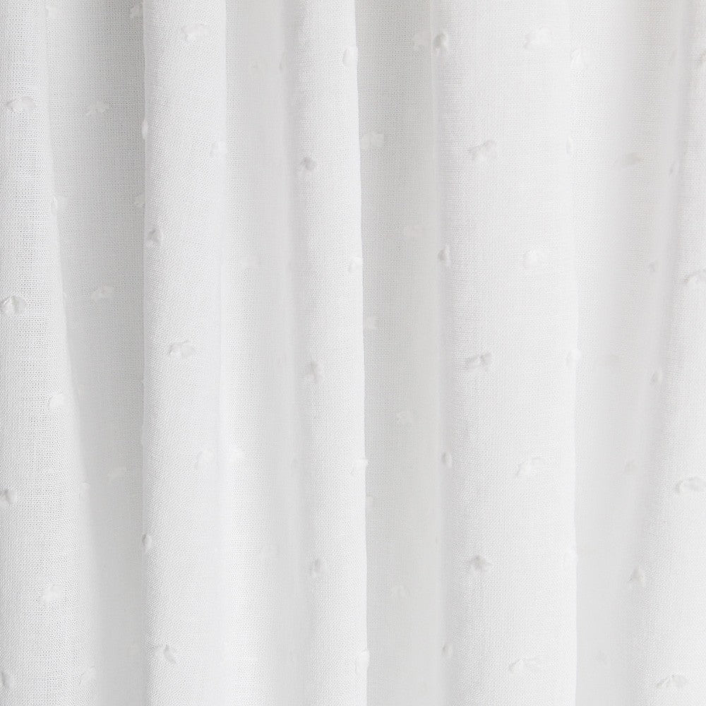 Popeline Coton Plumeti Blanc - Ribes y Casals