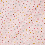 Popeline Confetti Rose Plumeti - Ribes y Casals