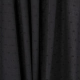 Popeline Noire Plumeti - Ribes y Casals