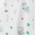 Popeline Souris Vert - Ribes y Casals