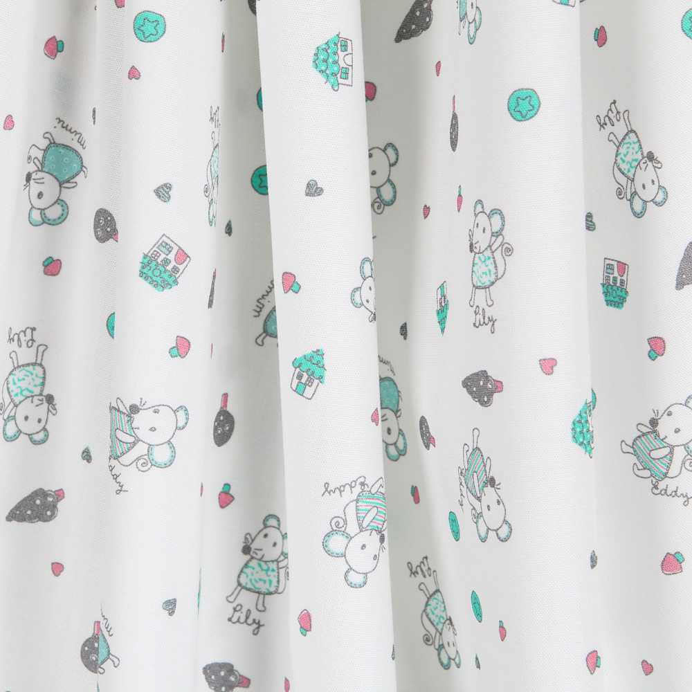 Popeline Souris Vert - Ribes y Casals