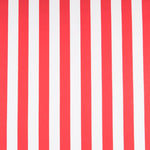 Popeline Rayures Blanc Rouge - Ribes y Casals